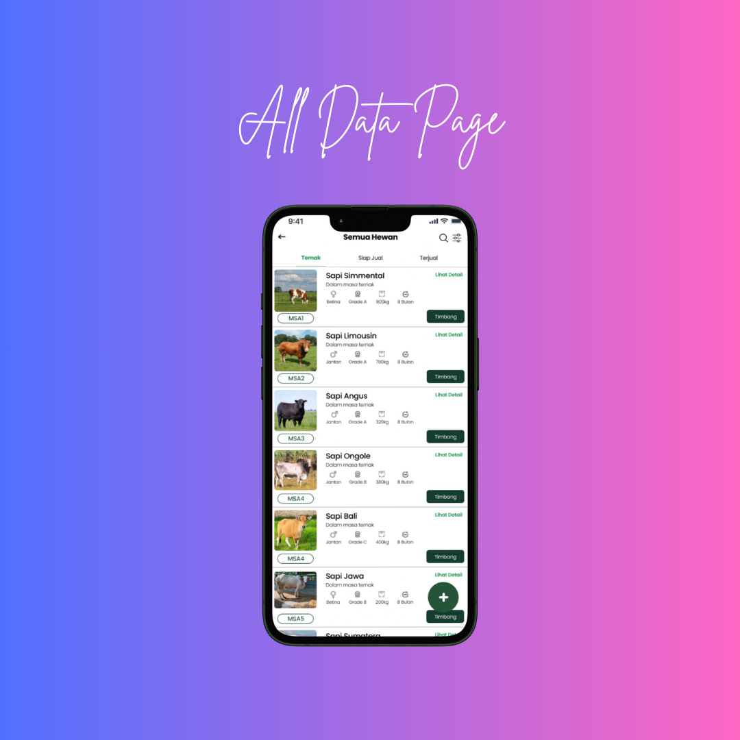 Screenshot proyek SiTernaks (UI/UX)
