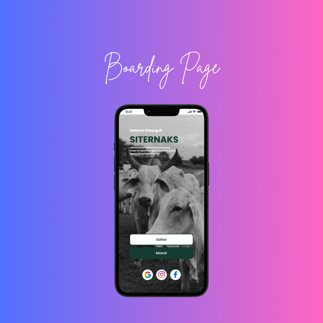 Screenshot proyek SiTernaks (UI/UX)