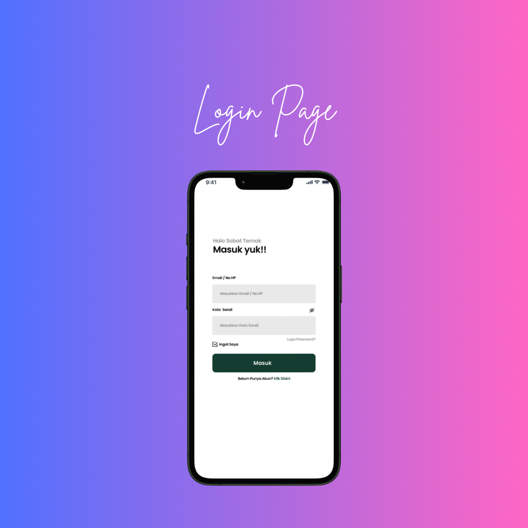Screenshot proyek SiTernaks (UI/UX)