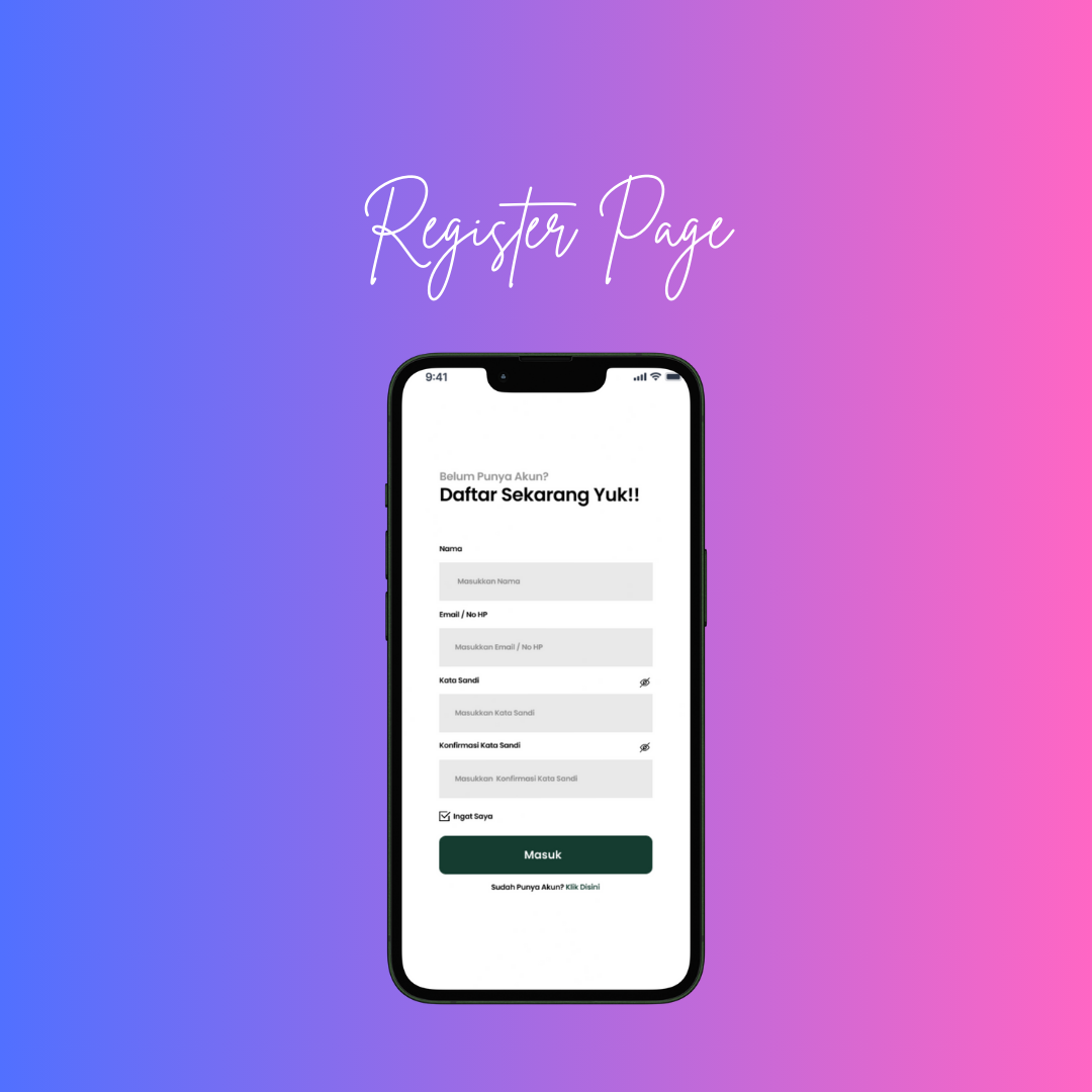 Screenshot proyek SiTernaks (UI/UX)