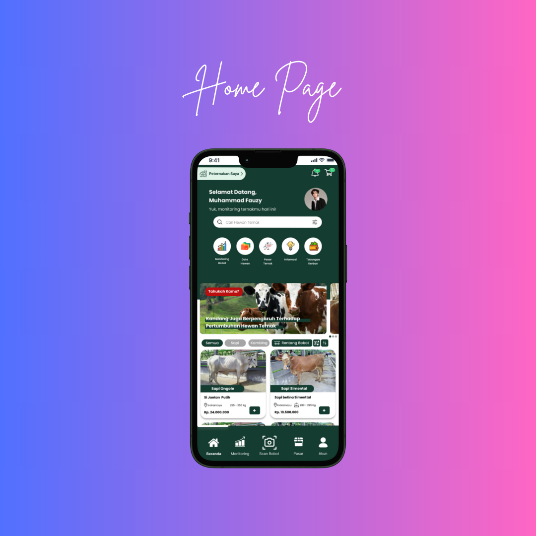 Screenshot proyek SiTernaks (UI/UX)