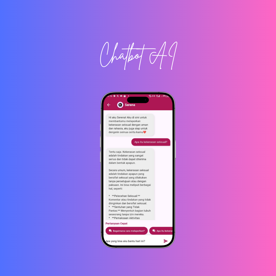 Screenshot proyek Sexual Protection (SPEAK)